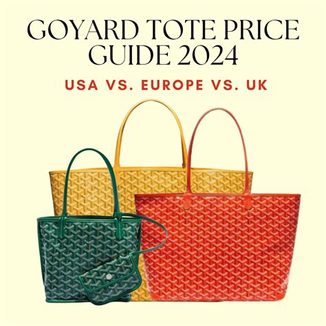 goyard bellechasse vs artois|The Goyard Tote Price Guide 2024: USA vs Europe vs UK.